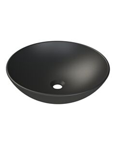 Umivalnik CeraStyle ZERO fi46 cm, črna barva