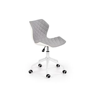 Otroški pisarniški stol HM MATRIX 3 belo/sivi