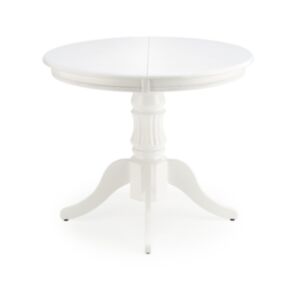  Jedilna miza HM WILLIAM, bela, 90/120x90 cm