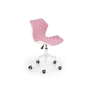 Otroški pisarniški stol HM MATRIX 3 roza/beli