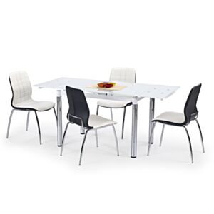 Jedilna miza HM L31, bela, 110/170x70 cm
