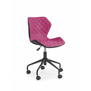 Otroški pisarniški stol HM MATRIX črno/roza