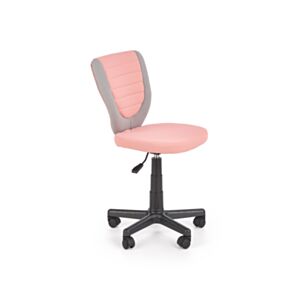 Otroški pisarniški stol HM TOBY siv/roza