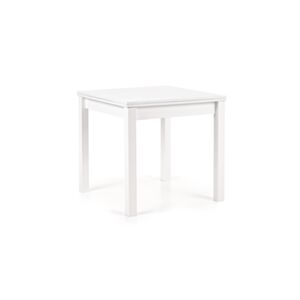 Jedilna miza HM GRACJAN, bela, 80/160x80 cm 