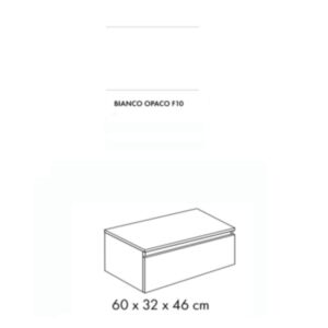 Dodatna spodnja omarica SD ALBATROS 60 cm, bela mat