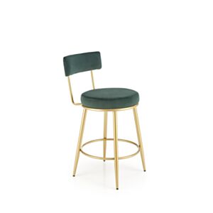 Barski stol HM H115, zelen/zlat