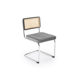 Jedilni stol HM K504, sivo/črn