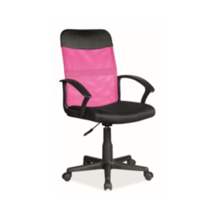 Pisarniški stol SM fotelj Q702, roza