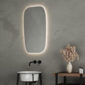 Ogledalo SD SQUARE, z ambientalno osvetlitvijo - 100x54 cm